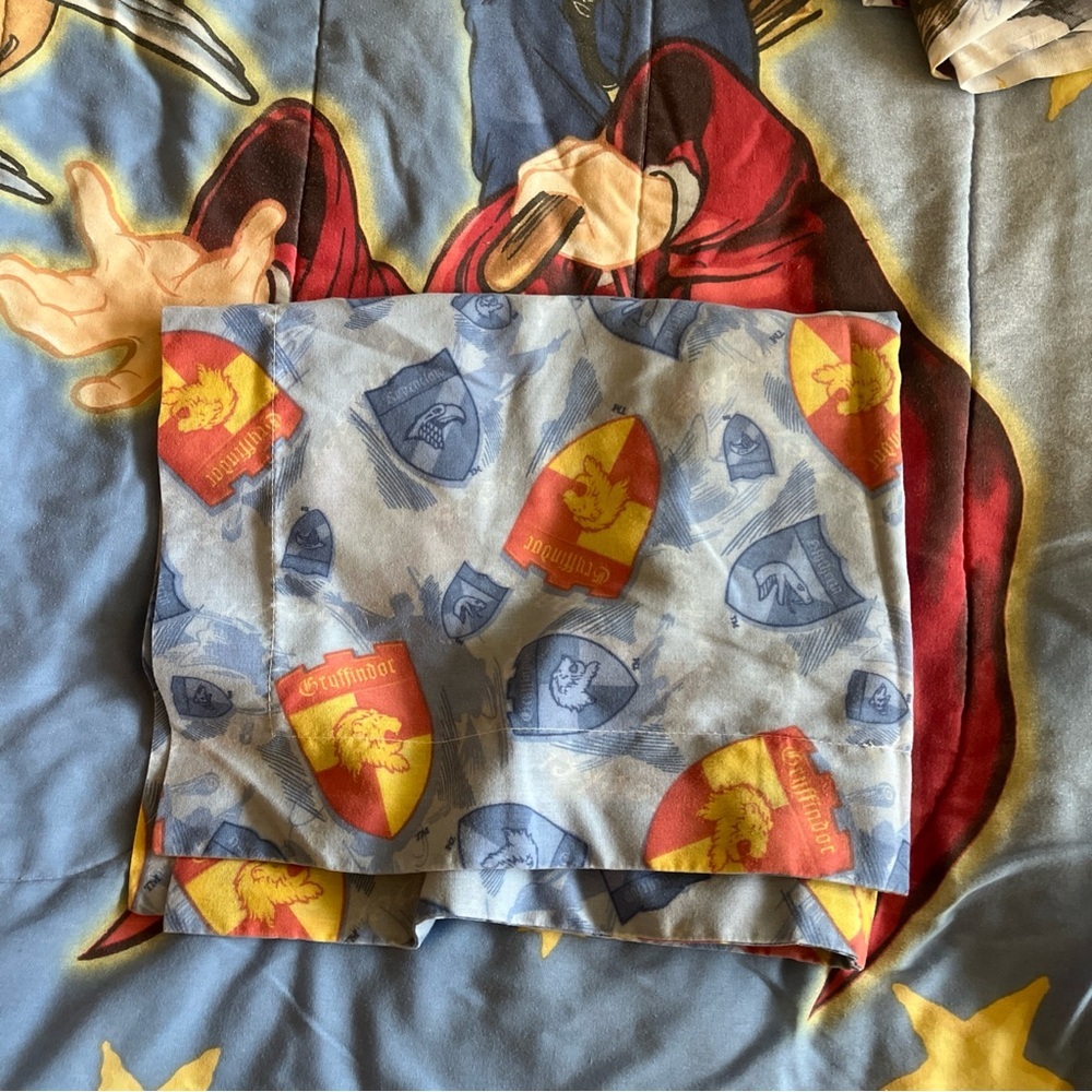 VINTAGE 2001 HARRY POTTER TWIN SHEET SET WITH COMFORTER - Picture 6 of 6